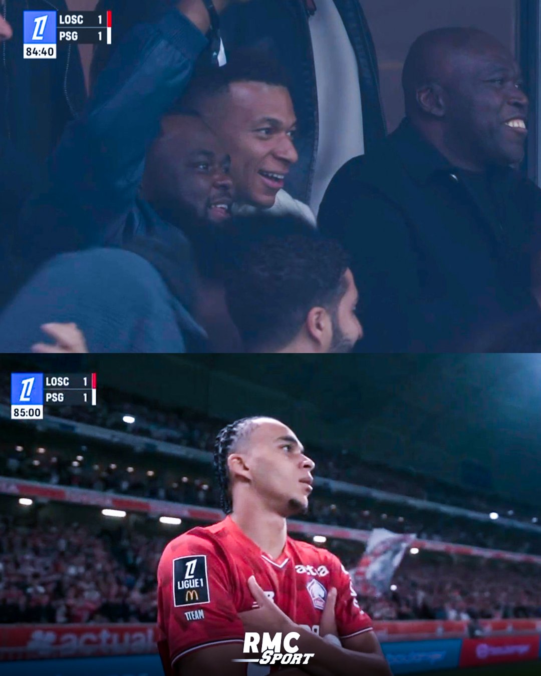 کیلیان امباپه - اتان امباپه - لیل مقابل پاری سن ژرمن