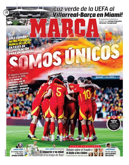 مارکا - 7 اکتبر 2025