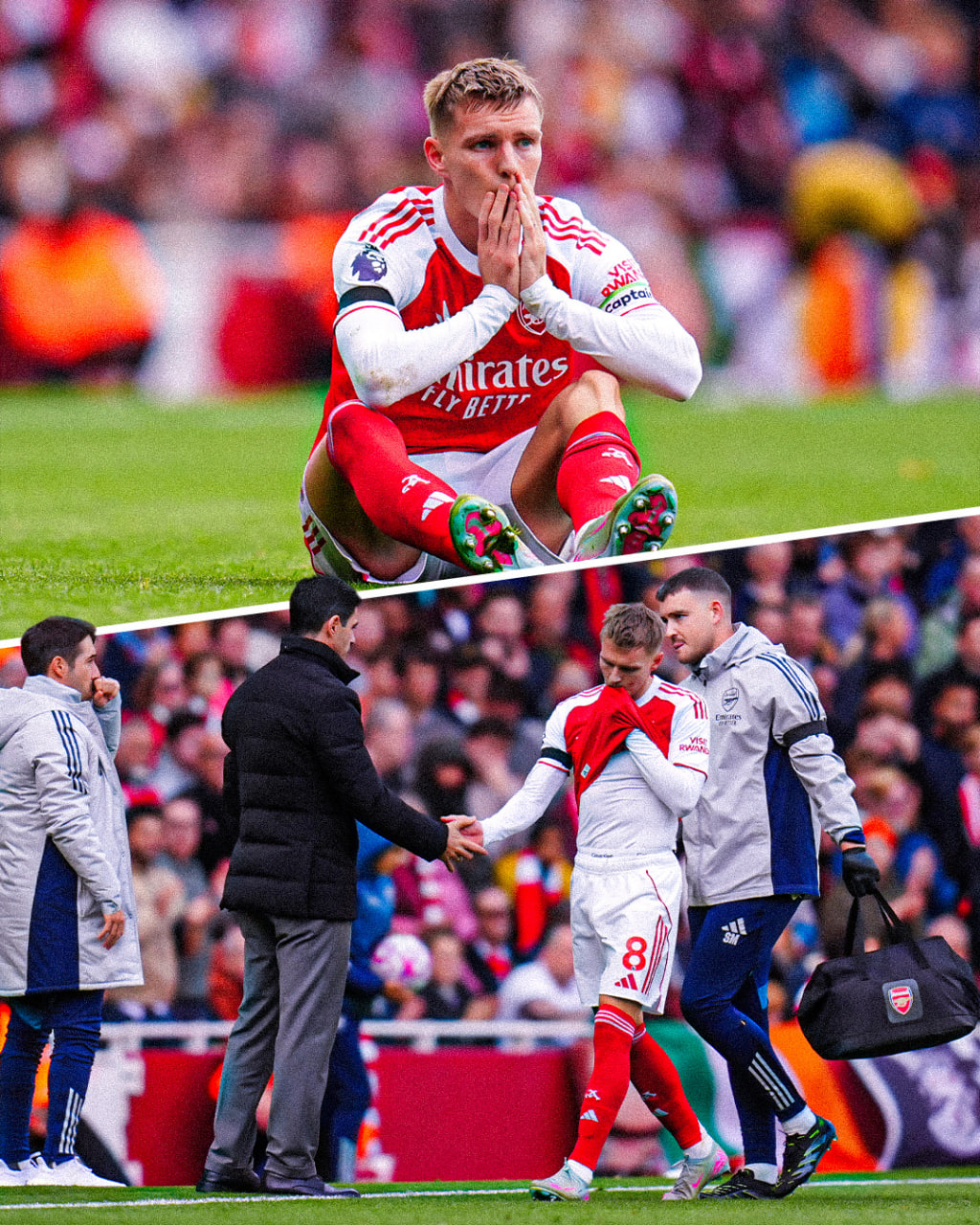 photo_2025-10-05_12-23-38 مصدومیت مارتین اودگارد مقابل وست هم