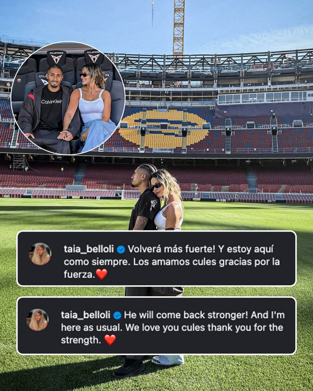 photo_2025-10-25_14-09-22 پیام همسر رافینیا پس از مصدومیت شوهرش برای بازی با رئال مادرید