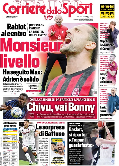 photo_6_2025-10-04_12-27-07 کوریره دلو اسپورت - 4 اکتبر 2025