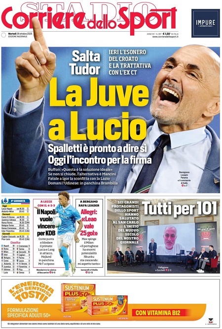 photo_6_2025-10-28_12-18-09 کوریره دلو اسپورت - 28 اکتبر 2025