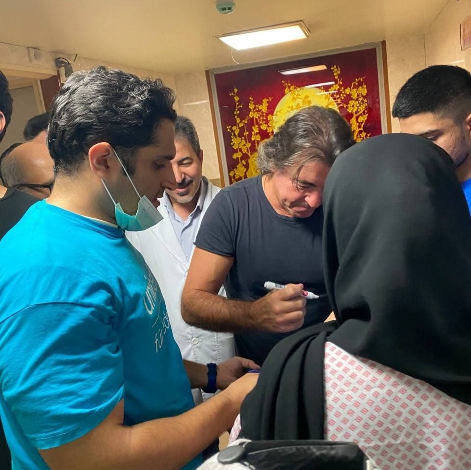 ricardo_sapinto_hospital عکس از حضور ریکاردو ساپینتو در بیمارستان