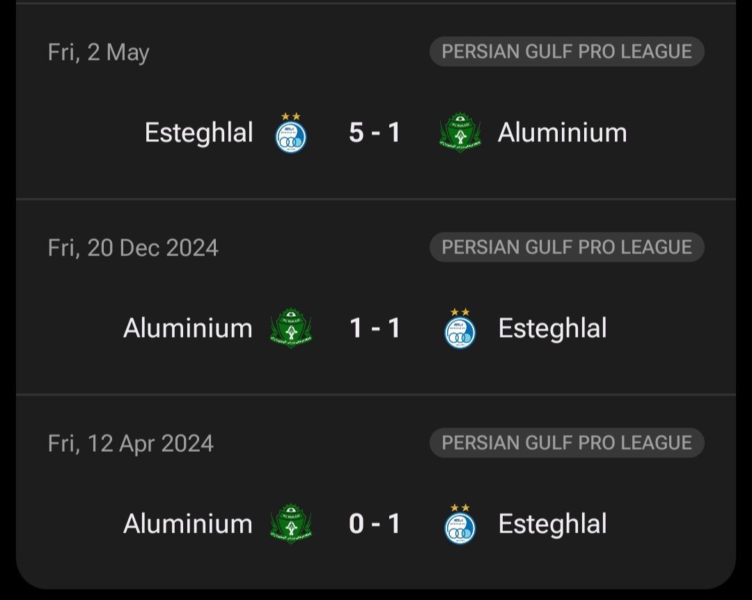 screenshot_20251031_020444_fotmob عکس از ۳ بازی آخر آلومینیوم اراک و استقلال