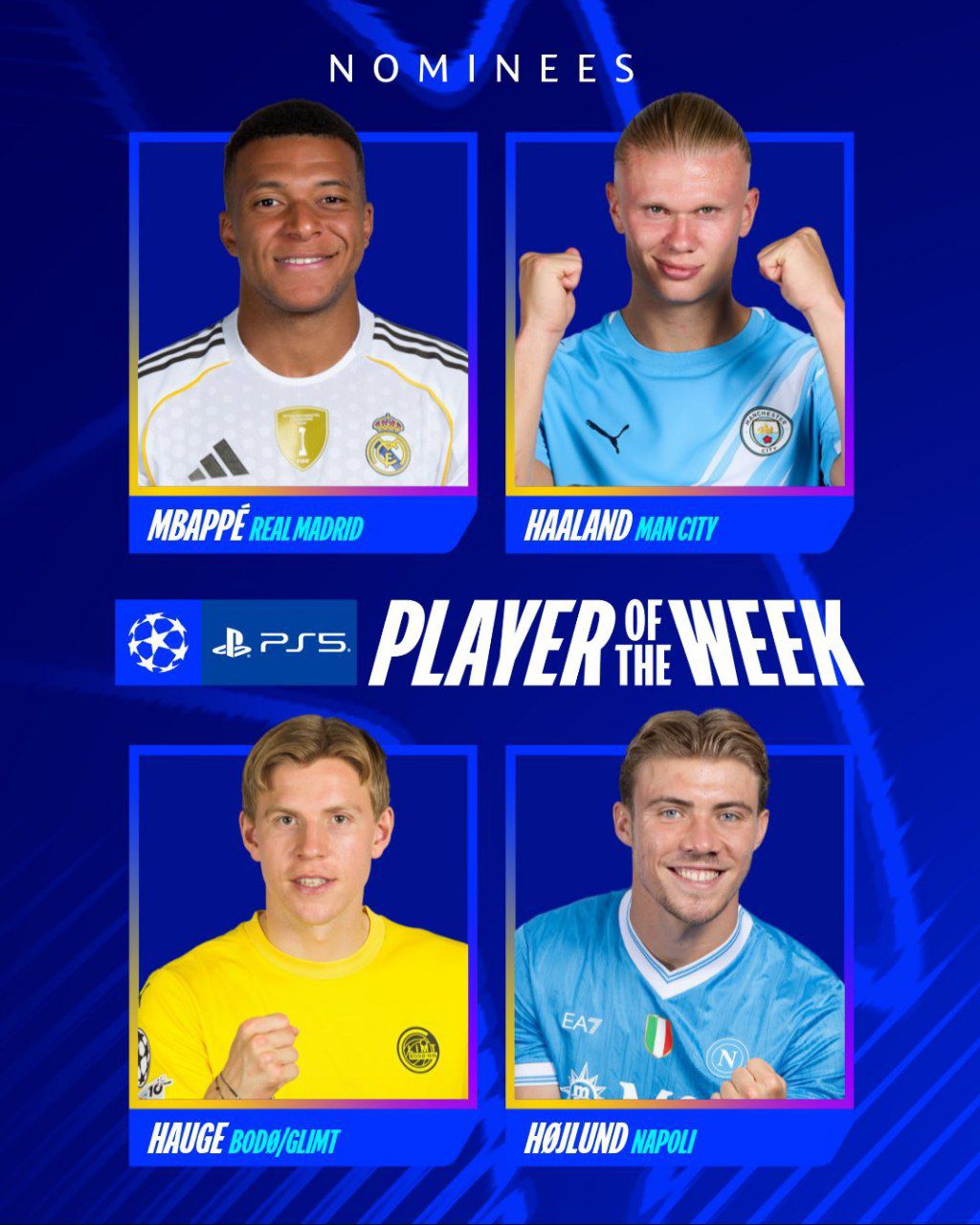 ucl_potw_20251002_031114_461 نامزدهای جایزه بهترین بازیکن هفته لیگ قهرمانان اروپا