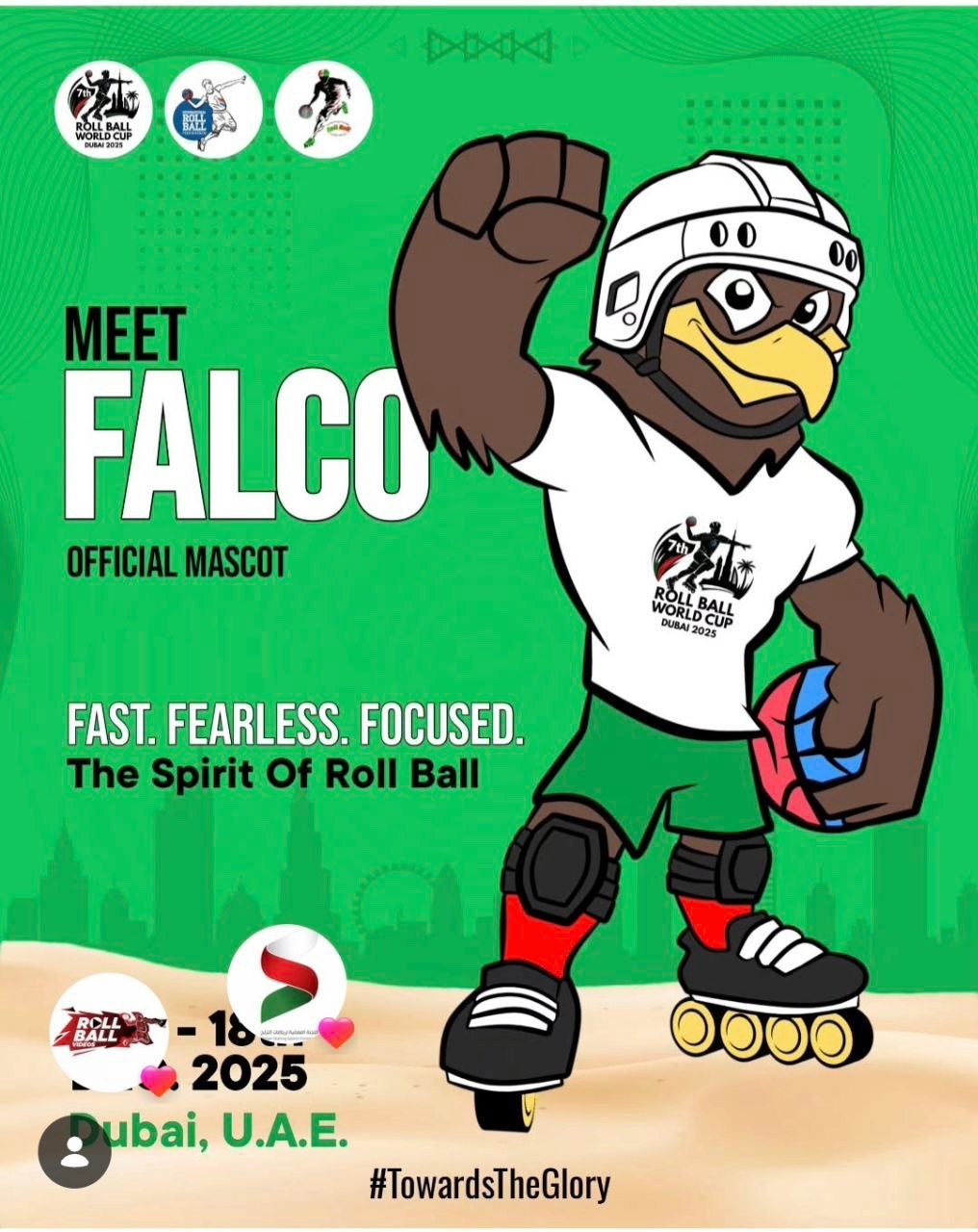 رونمایی از نماد رسمی جام جهانی اسکیت رولبال