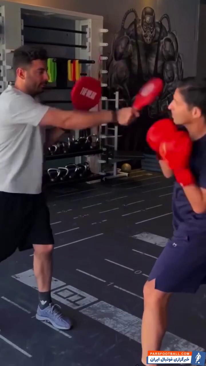 تمرینات بوکس وحید هاشمیان پس از برکناری از پرسپولیس