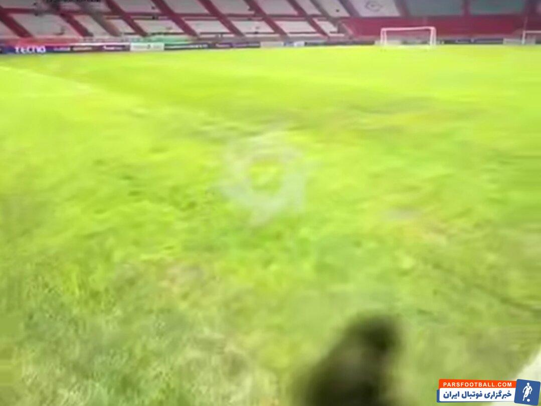 چمن ورزشگاه یادگار امام در شرایط خوبی قرار ندارد