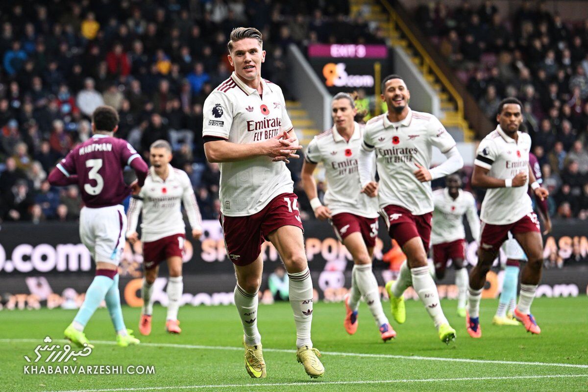 410365 صدرنشینی قاطع توپچیها؛ هشتمین پیروزی با شلیک به برنلی