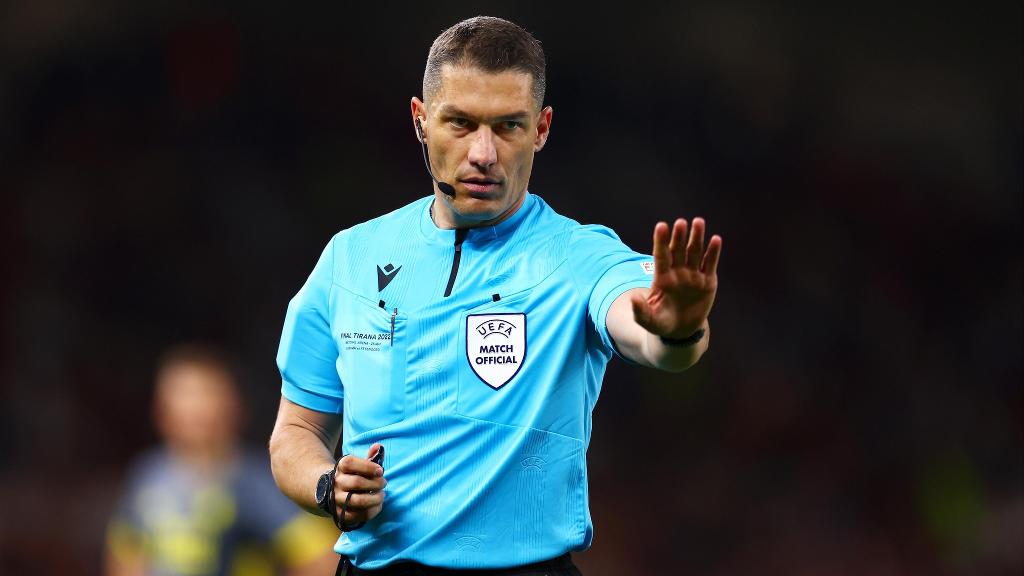 as_roma_v_feyenoord_-_uefa_europa_conference_league_final_2021_22 رونمایی از داور بازی رئال مادرید و لیورپول در لیگ قهرمانان اروپا