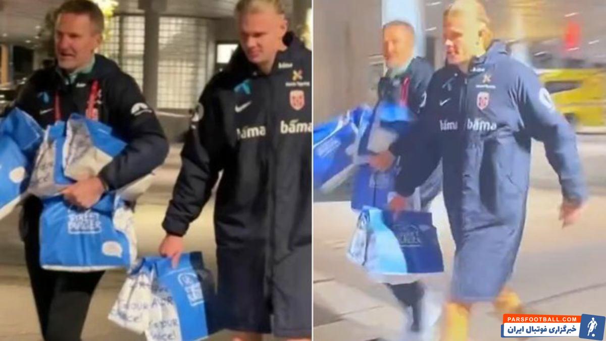 جشن فستفودی ارلینگ هالند با سفارش 70 چیزبرگر برای رفقا در تیم ملی نروژ