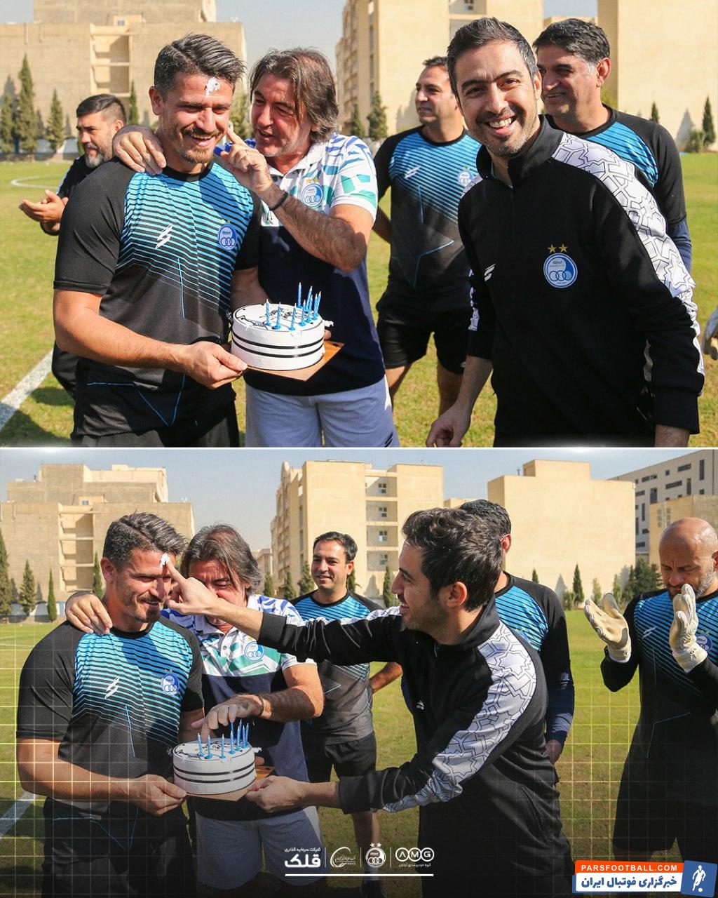 برگزاری جشن تولد توسط اعضای تیم استقلال برای وریا غفوری