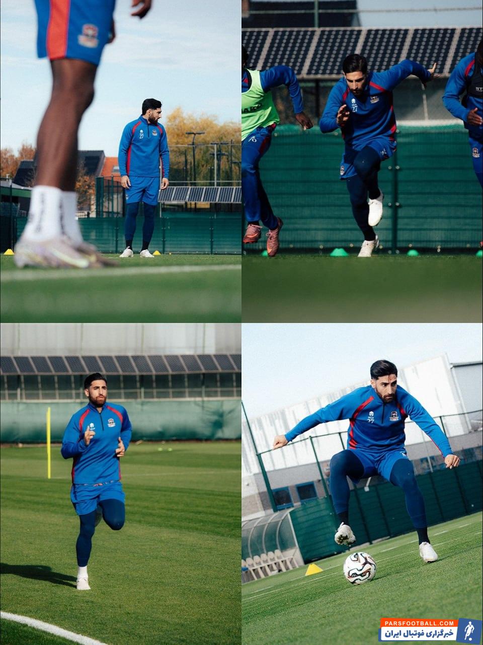 علیرضا جهانبخش نخستین جلسه تمرینی همراه با باشگاه جدیدش را انجام داد