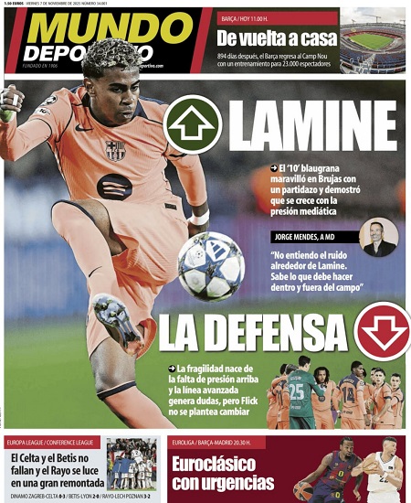 موندو دپورتیوو - 7 نوامبر 2025