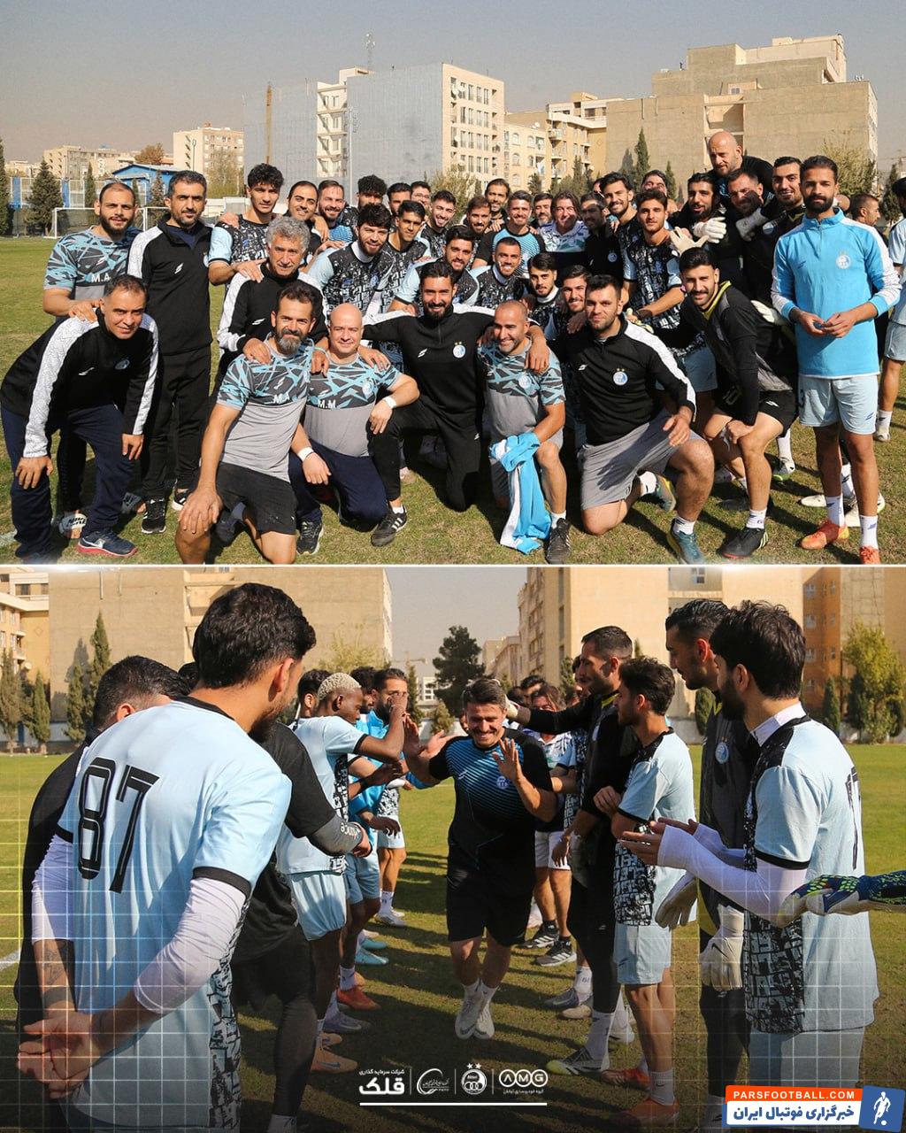 برگزاری جشن تولد توسط اعضای تیم استقلال برای وریا غفوری