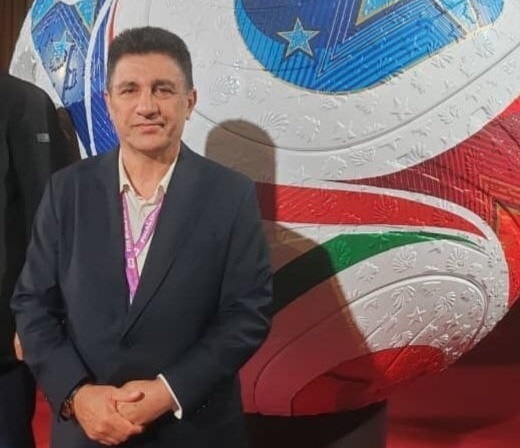 حضور امیر قلعه نویی در مراسم قرعه کشی جام جهانی ۲۰۲۶ حضور امیر قلعه نویی در مراسم قرعه کشی جام جهانی ۲۰۲۶