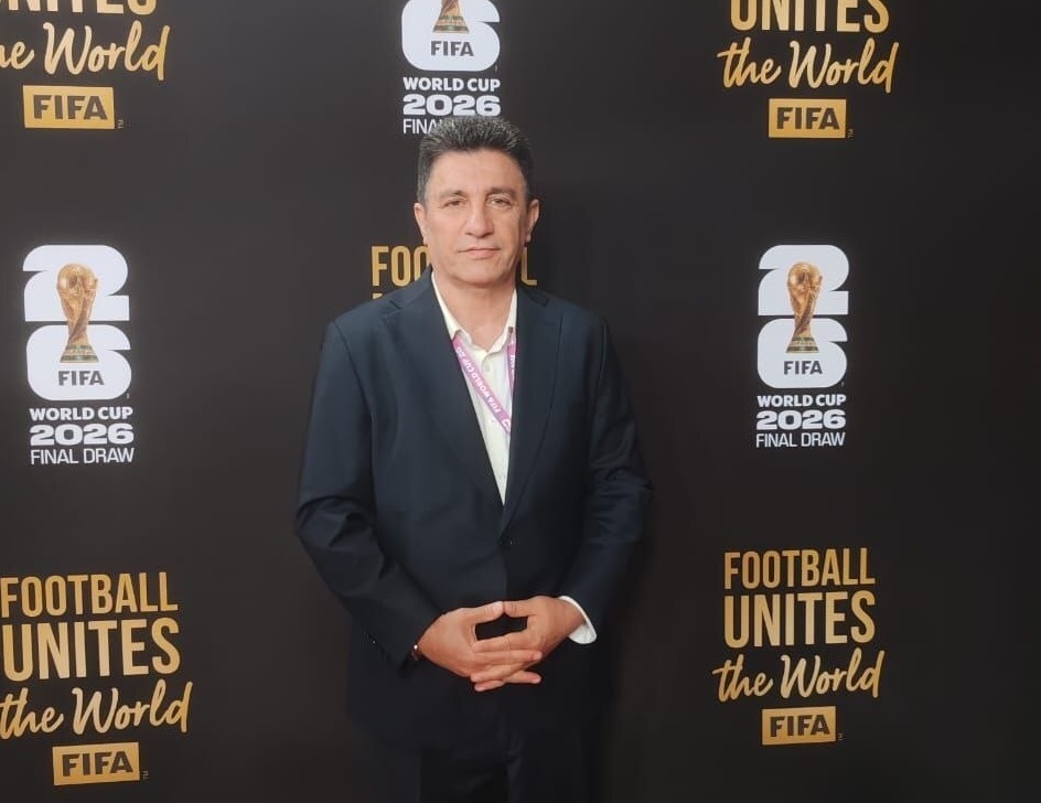 حضور امیر قلعه نویی در مراسم قرعه کشی جام جهانی ۲۰۲۶ حضور امیر قلعه نویی در مراسم قرعه کشی جام جهانی ۲۰۲۶