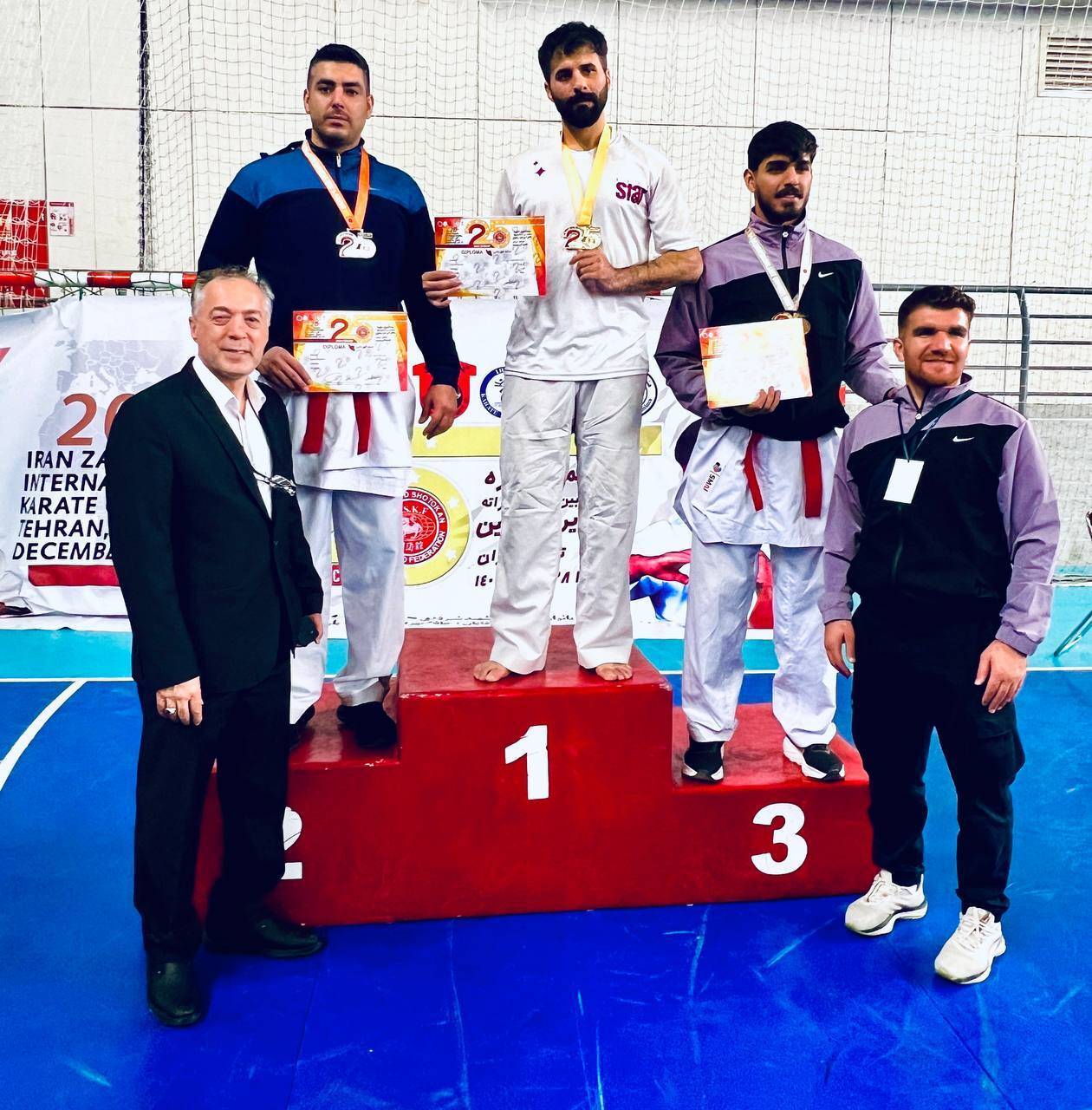 کسب مدال نقره کاراته‌کای کشور، در بیستمین دوره مسابقات بین‌المللی کاراته