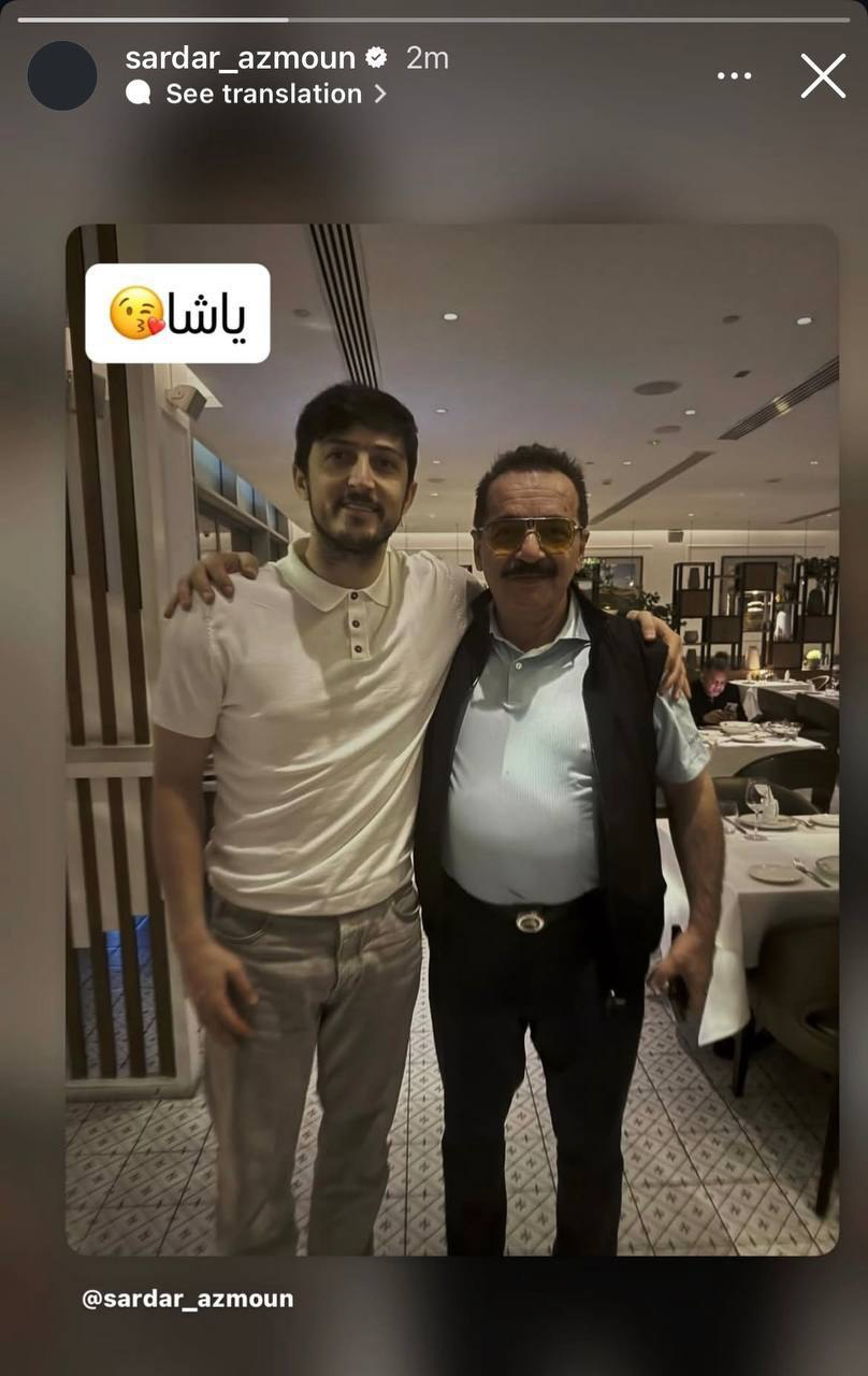 حمایت سردار آزمون از زنوزی