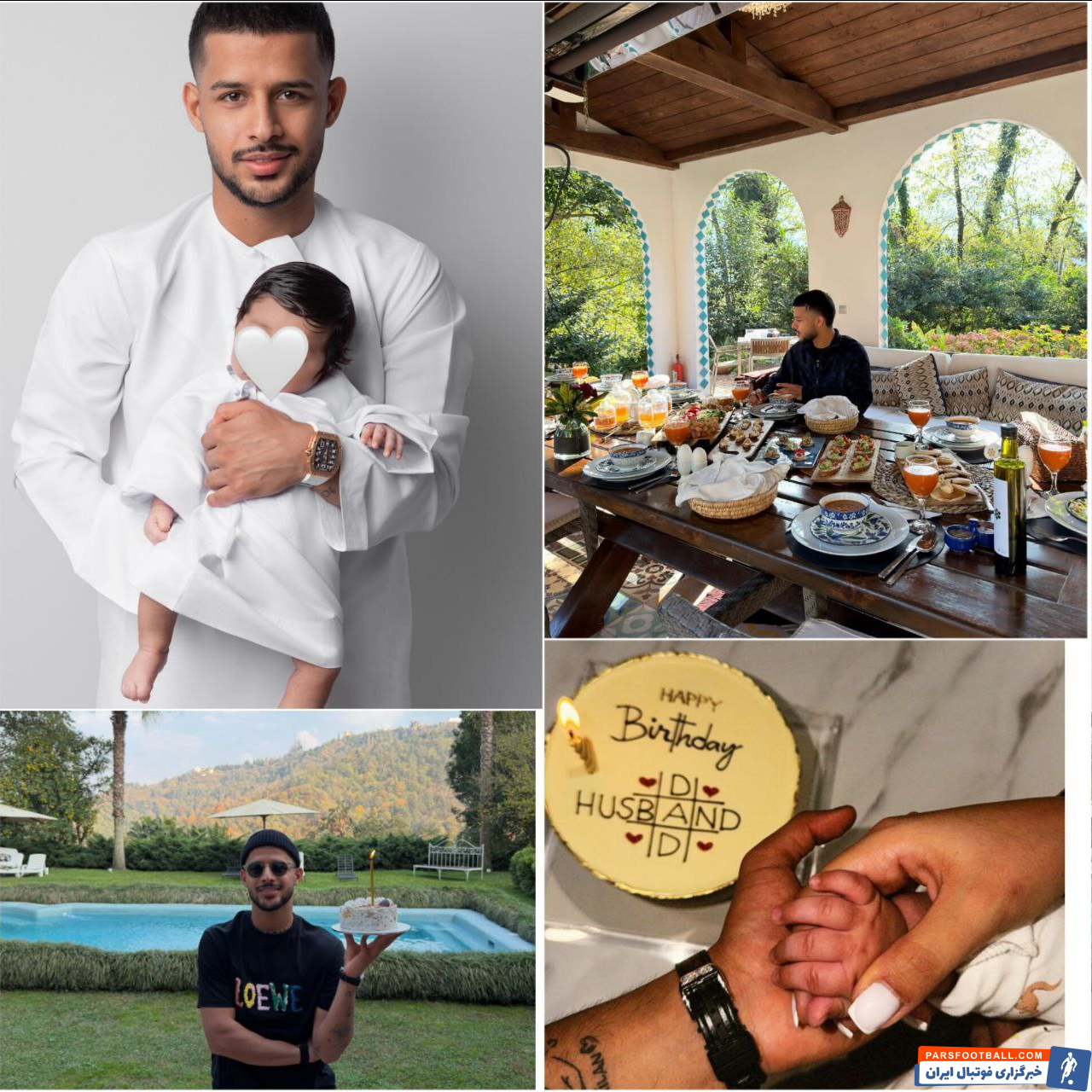 اولین جشن تولد مهدی قایدی مهاجم استقلال با پسرش