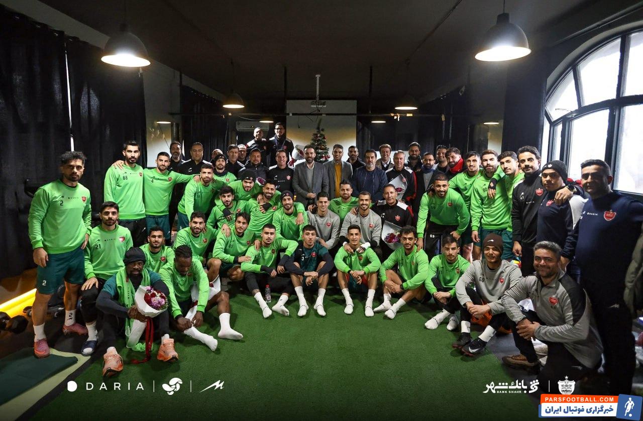 تبریک باشگاه پرسپولیس به مناسبت کریسمس به مربیان و بازیکنان مسیحی