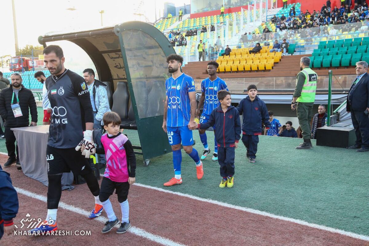 413955 فریم به فریم با کار قشنگ بازیکنان استقلال +عکس