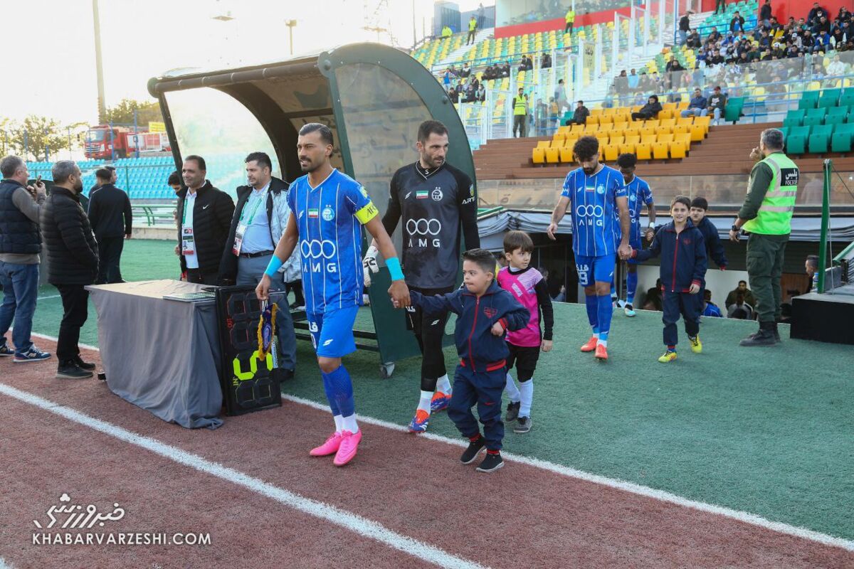 413962 فریم به فریم با کار قشنگ بازیکنان استقلال +عکس