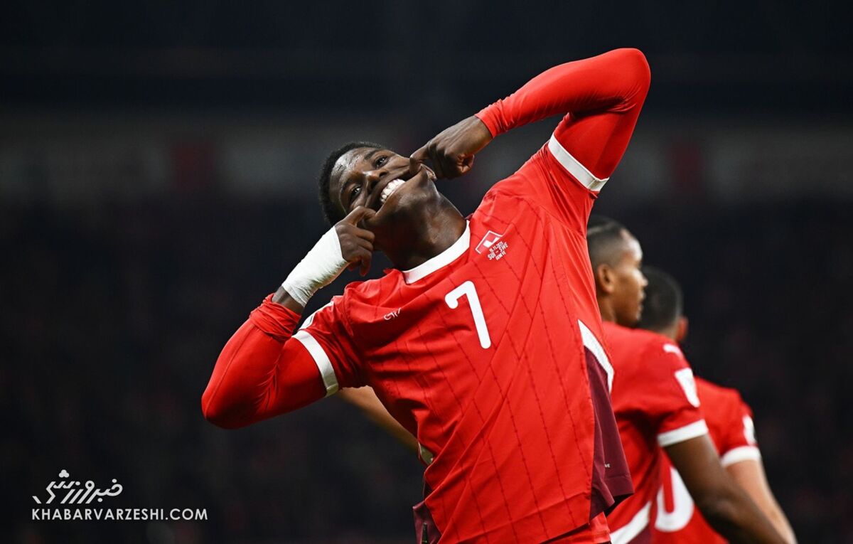 414579 بریل امبولو بازیکن شماره ۷ سوئیس