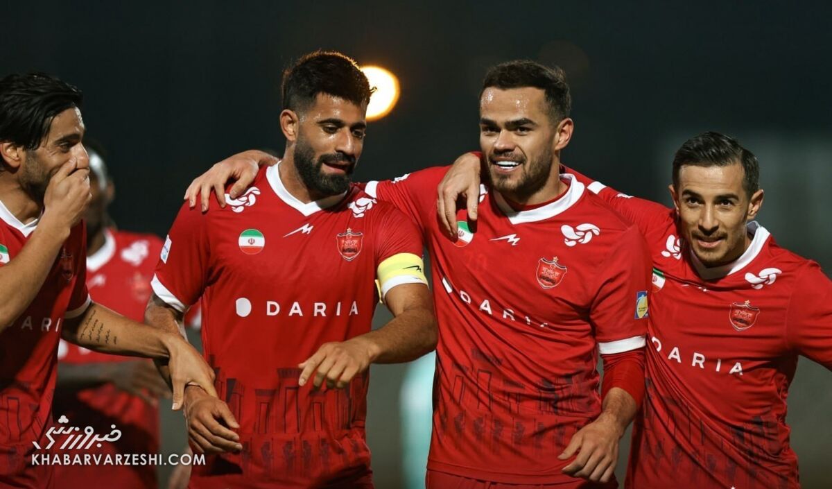 شادی بازیکنان پرسپولیس