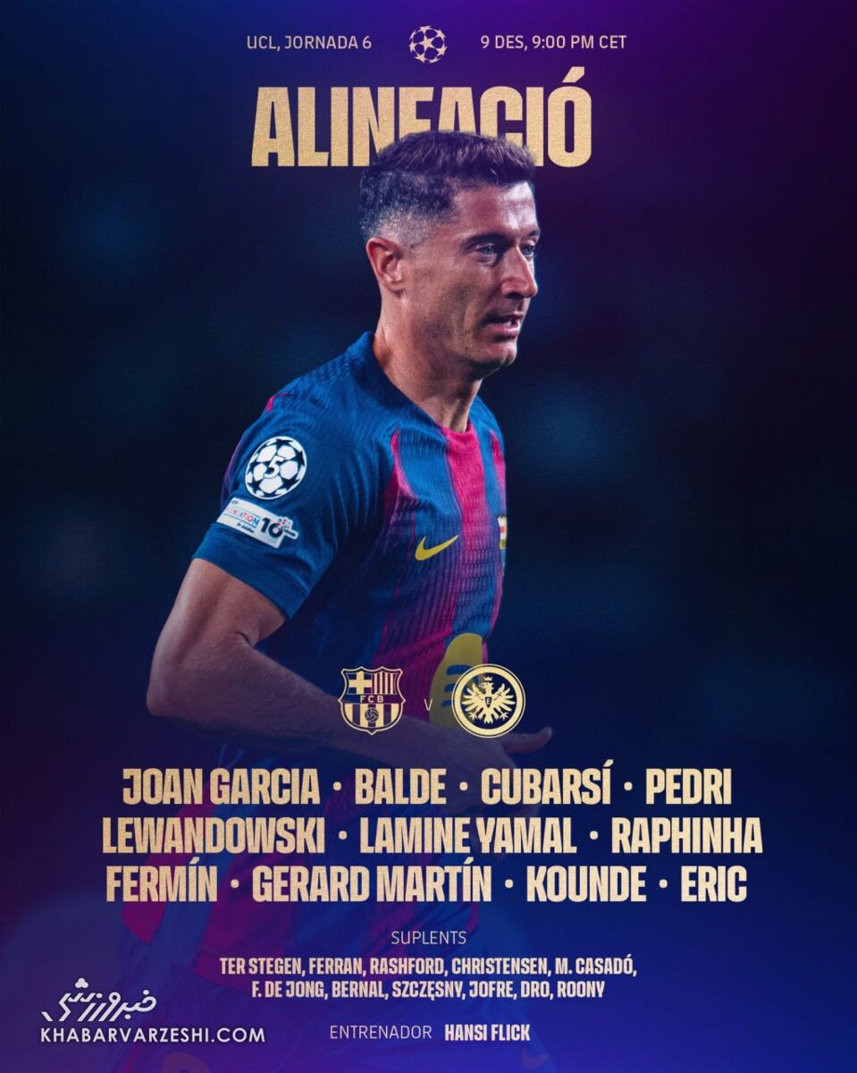 415581 ترکیب بارسلونا مقابل آینتراخت فرانکفورت/ مثلث خط آتش فلیک مقابل ژرمنها +عکس