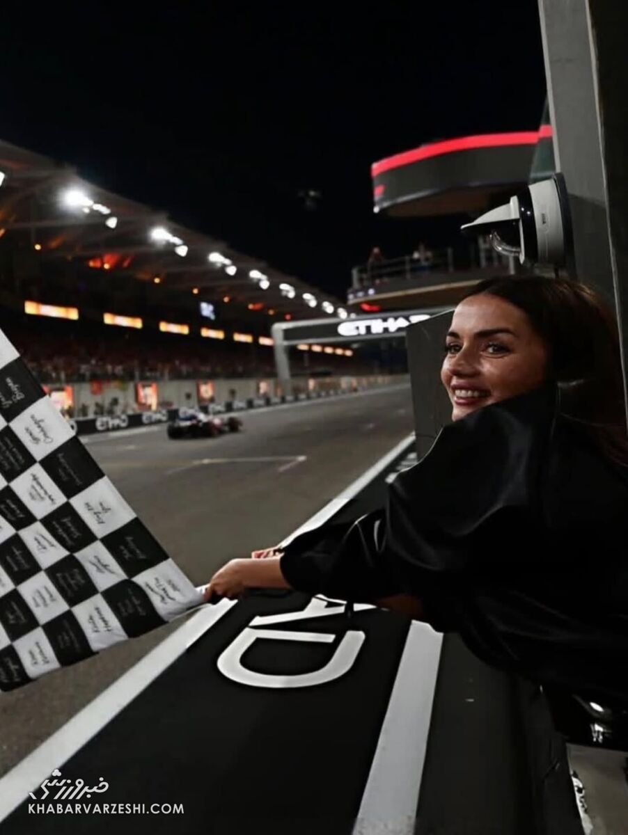 415918 حضور آنا د آرماس در گرندپری ابوظبی