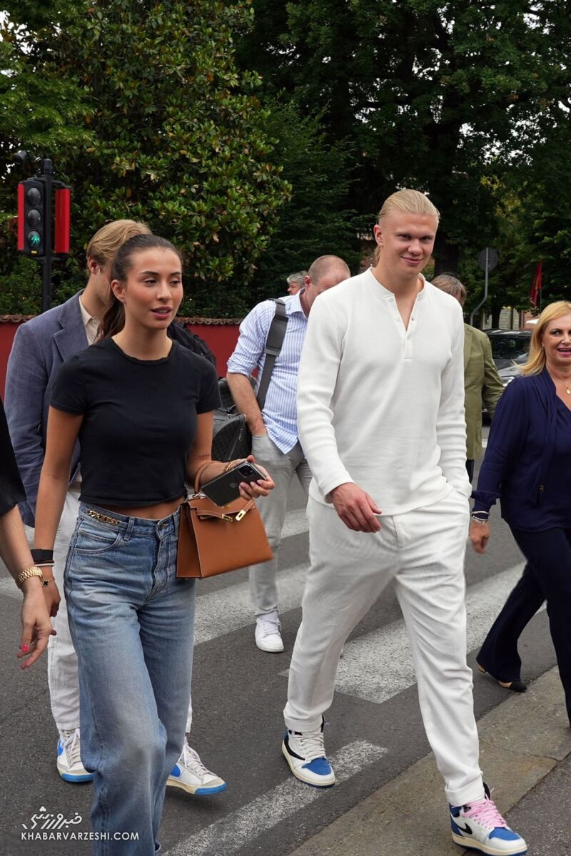 415941 ارلینگ هالند و نامزدش ایزابل یوهانسن