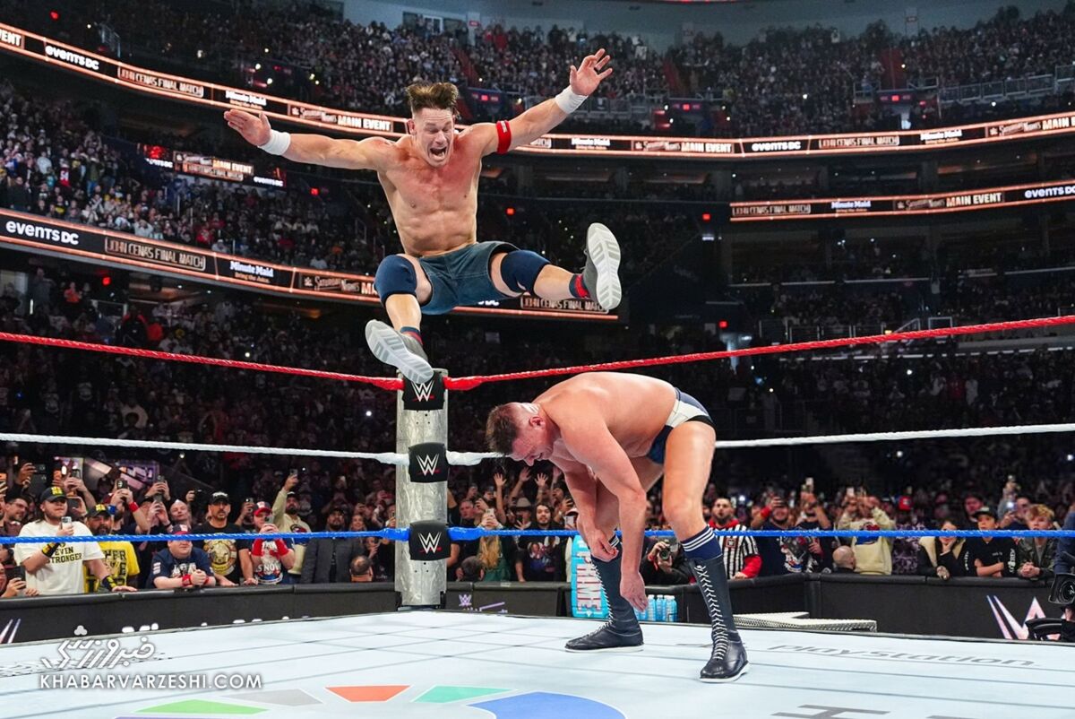 416181 مبارزه جان سینا و گونتر