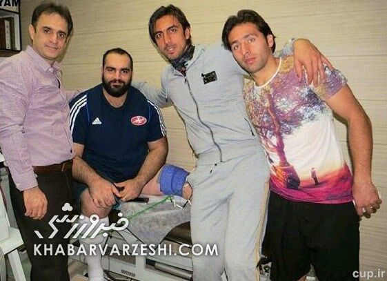 دکتر امین نوروزی در کنار بهداد سلیمی