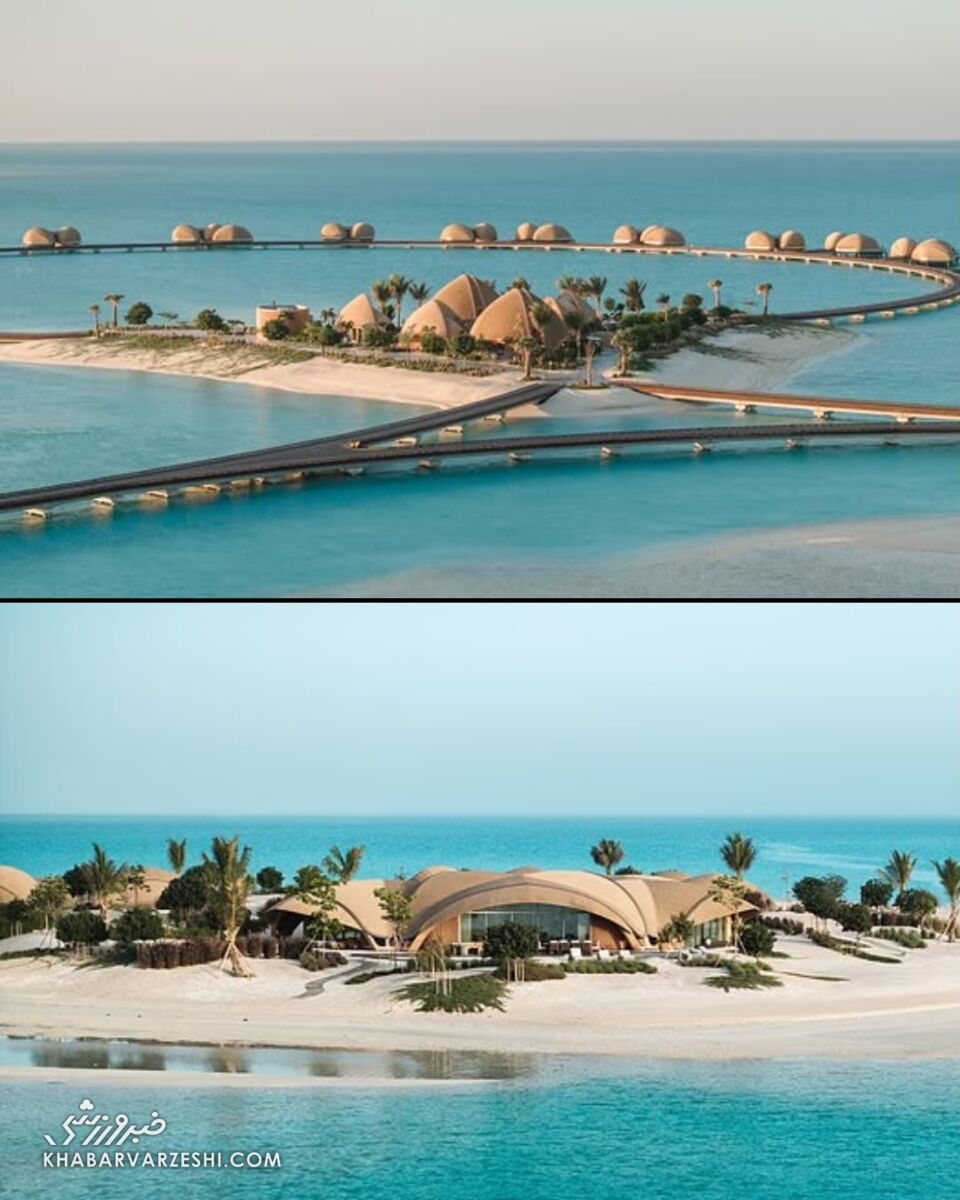 ویلاهای لوکس کریستیانو رونالدو و جورجینا رودریگس در دریای سرخ