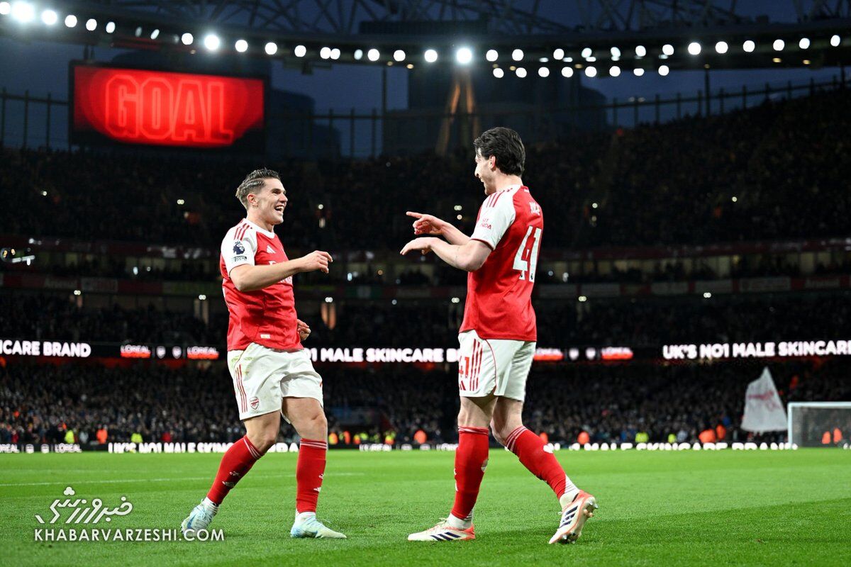 آرسنال ۲ - برایتون ۱/ بمب سال نو با آتش صدرنشینی توپچی‌ها