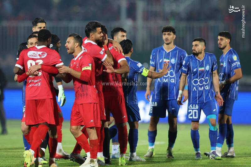 ماجرای درگیری اوریه و کنعانی زادگان در پایان دربی +عکس و فیلم