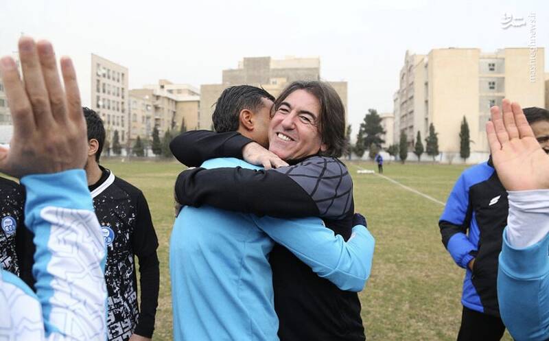 4550454 عکس/ رامین رضاییان در آغوش ساپینتو