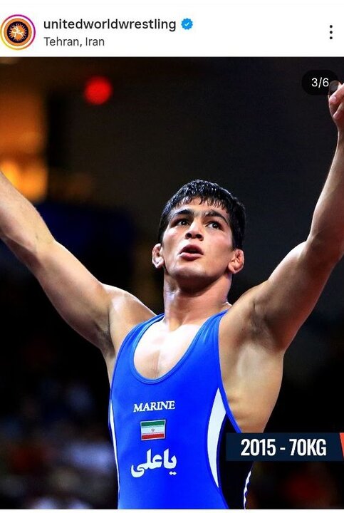 5831944 اتحادیه جهانی کشتی؛ حسن یزدانی در گذر زمان از ۵۰ به ۹۷ کیلوگرم