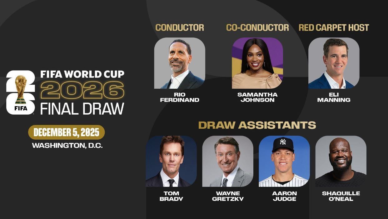 جام جهانی 2026 مهمانان ویژه قرعهکشی جام جهانی اعلام شد/ شکیل اونیل ایران را به گروه مرگ میفرستد؟