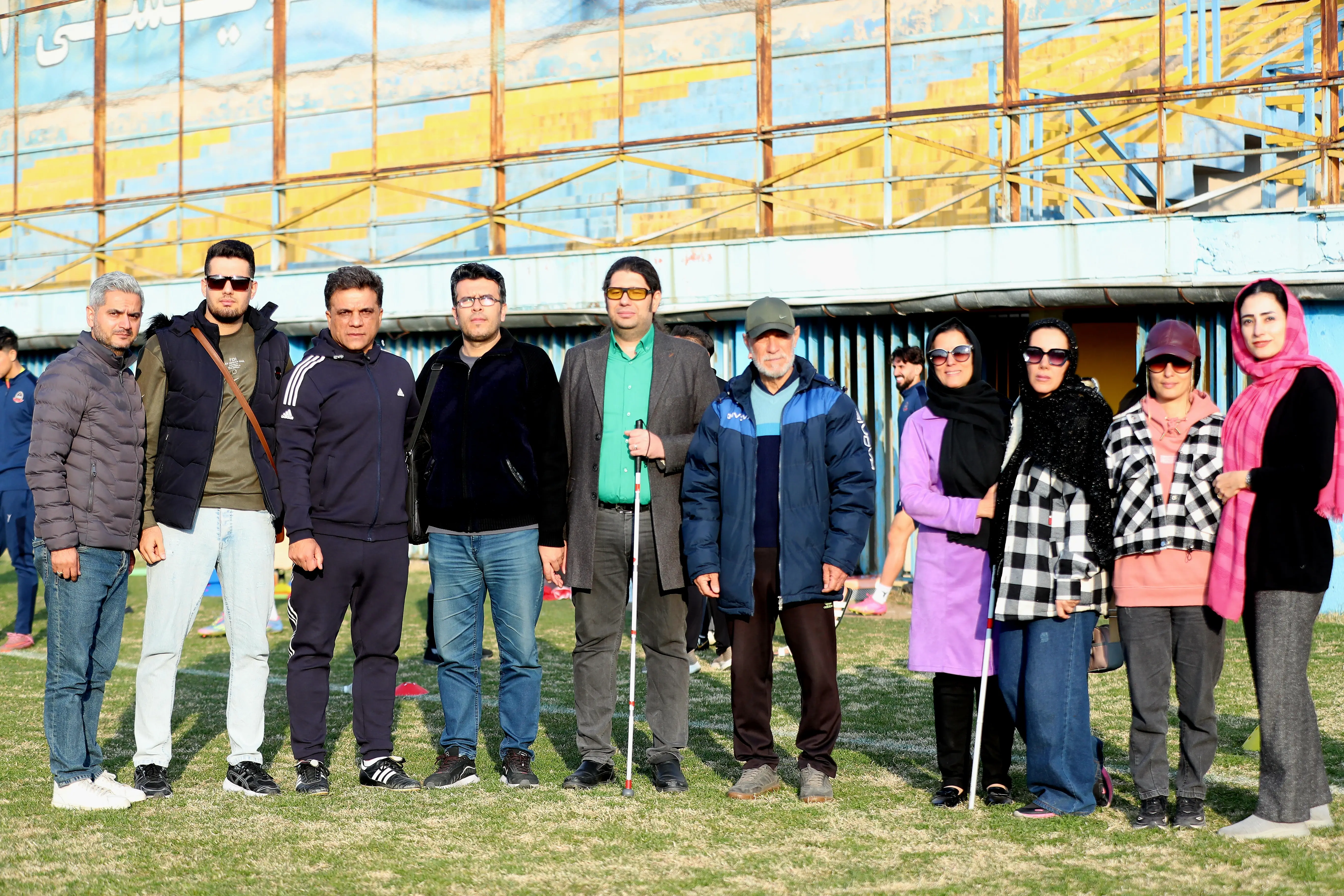 a75i0537 حضور پررنگ و ویژه روشندلان در تمرین شمسآذر