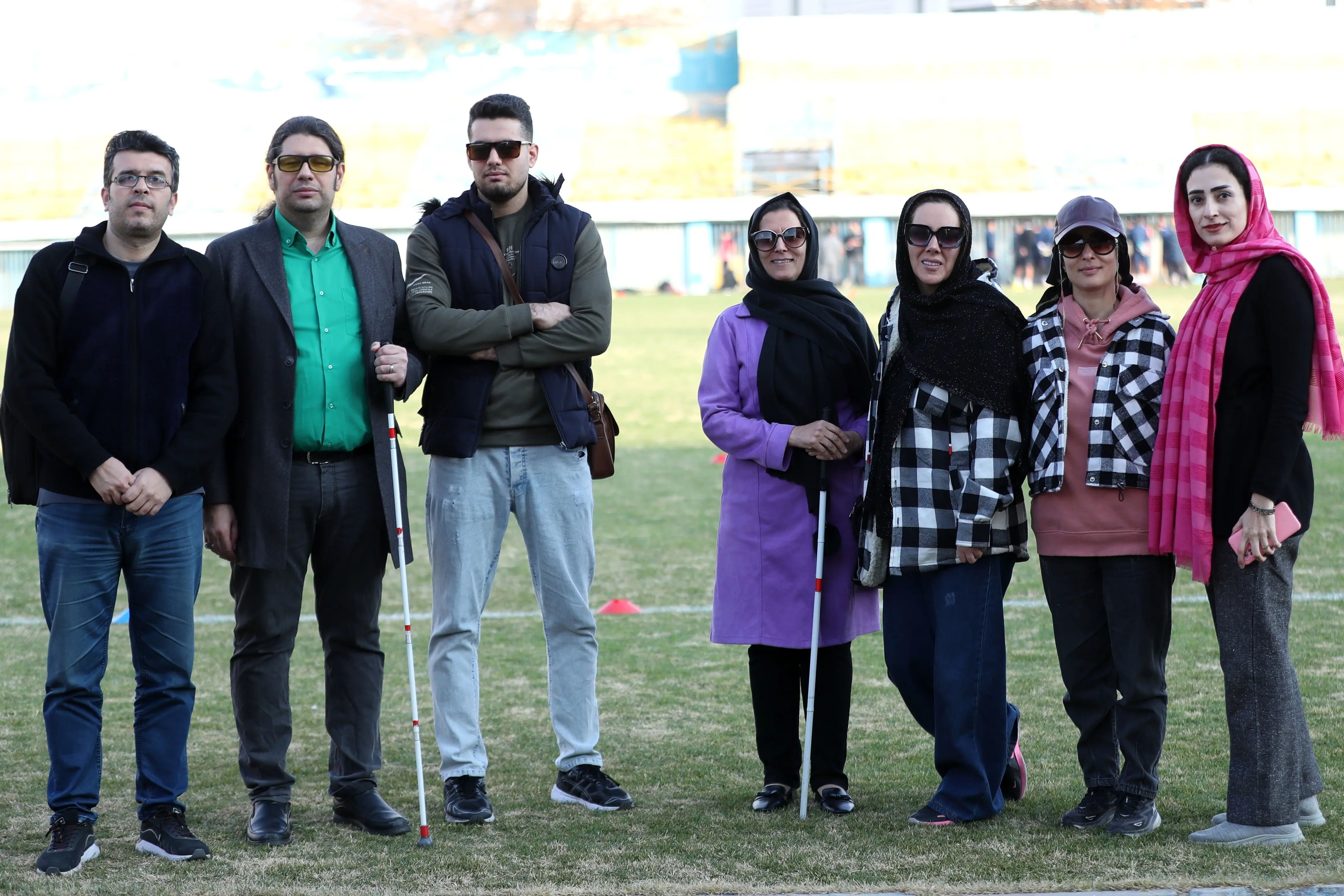 a75i0572 حضور پررنگ و ویژه روشندلان در تمرین شمسآذر