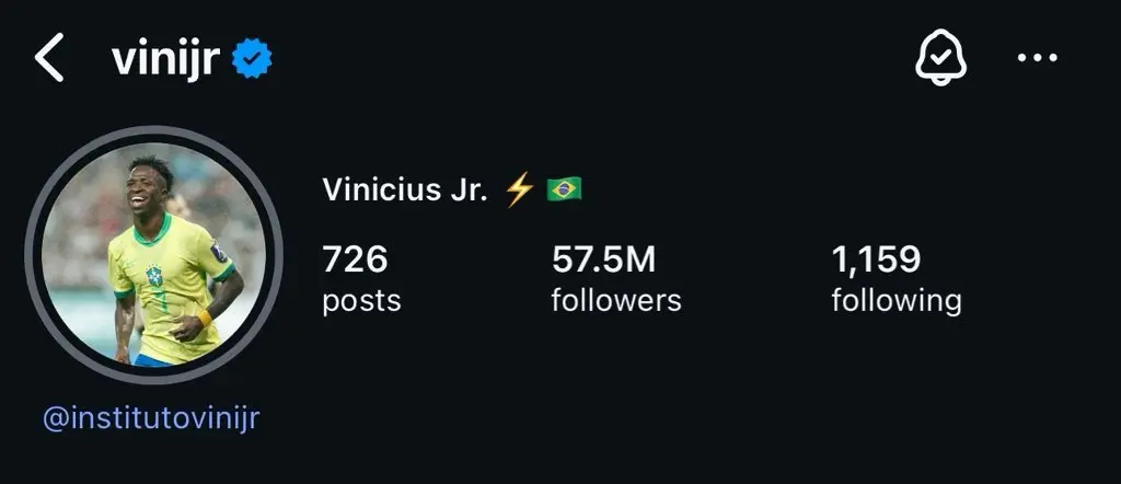 پروفایل جنجالی وینیسیوس و خشم هواداران کهکشانی‌ها