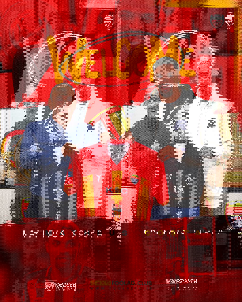 عکس از پیوستن متئوس کاستا به فولاد