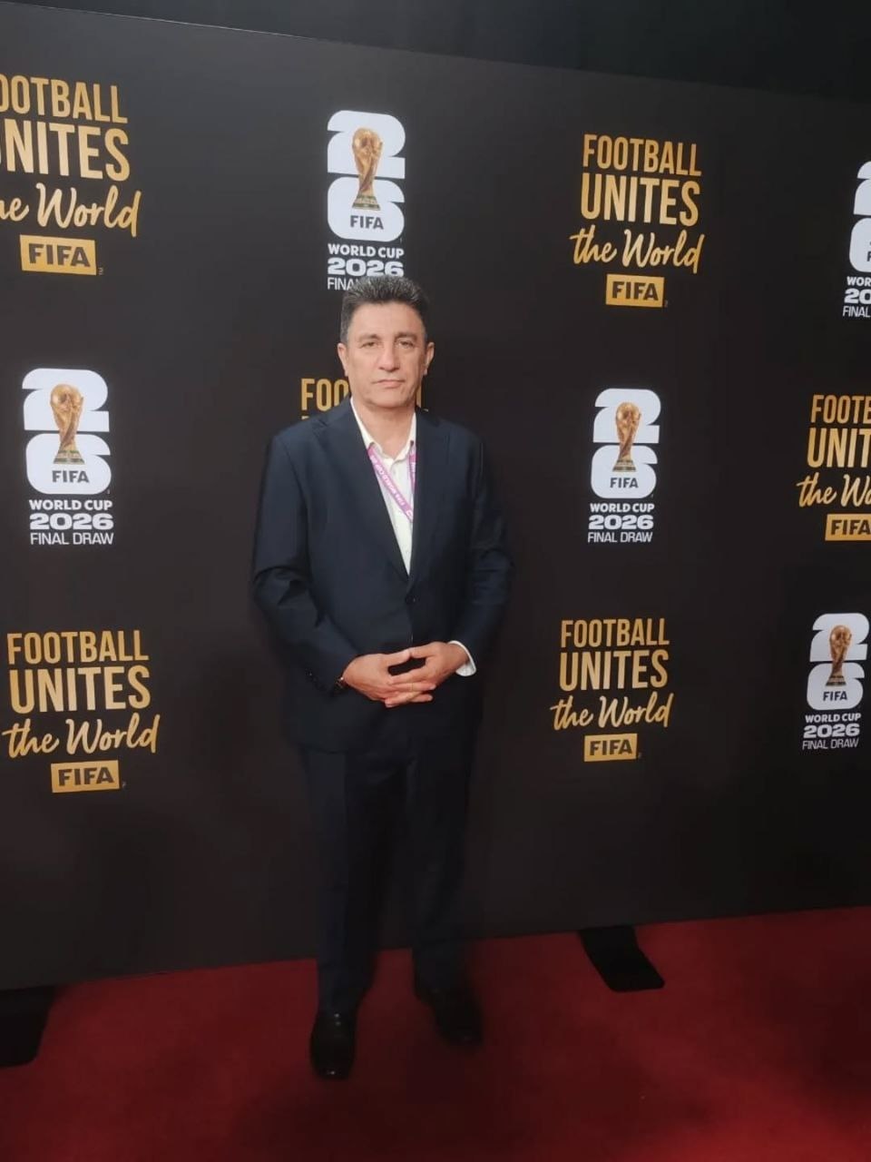img_20251205_185455_505 عکس از امیر قلعه نویی در مراسم قرعهکشی جام جهانی