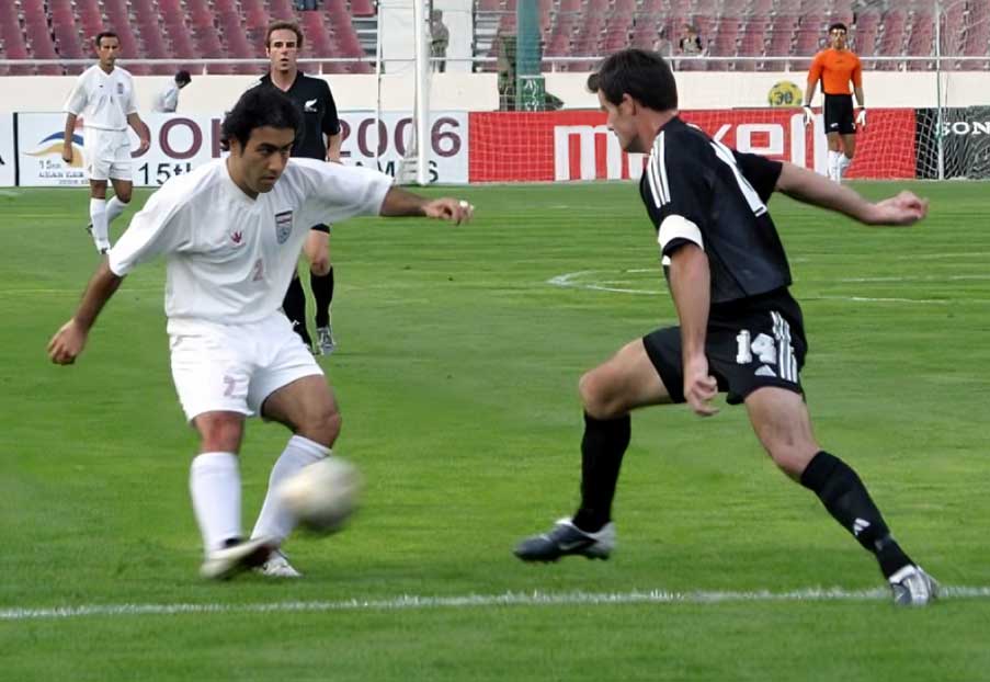 iran-new-zealand-2003-mehdi-mahdavikia تقابل ایران و نیوزیلند در سال 1382 - مهدی مهدوی کیا