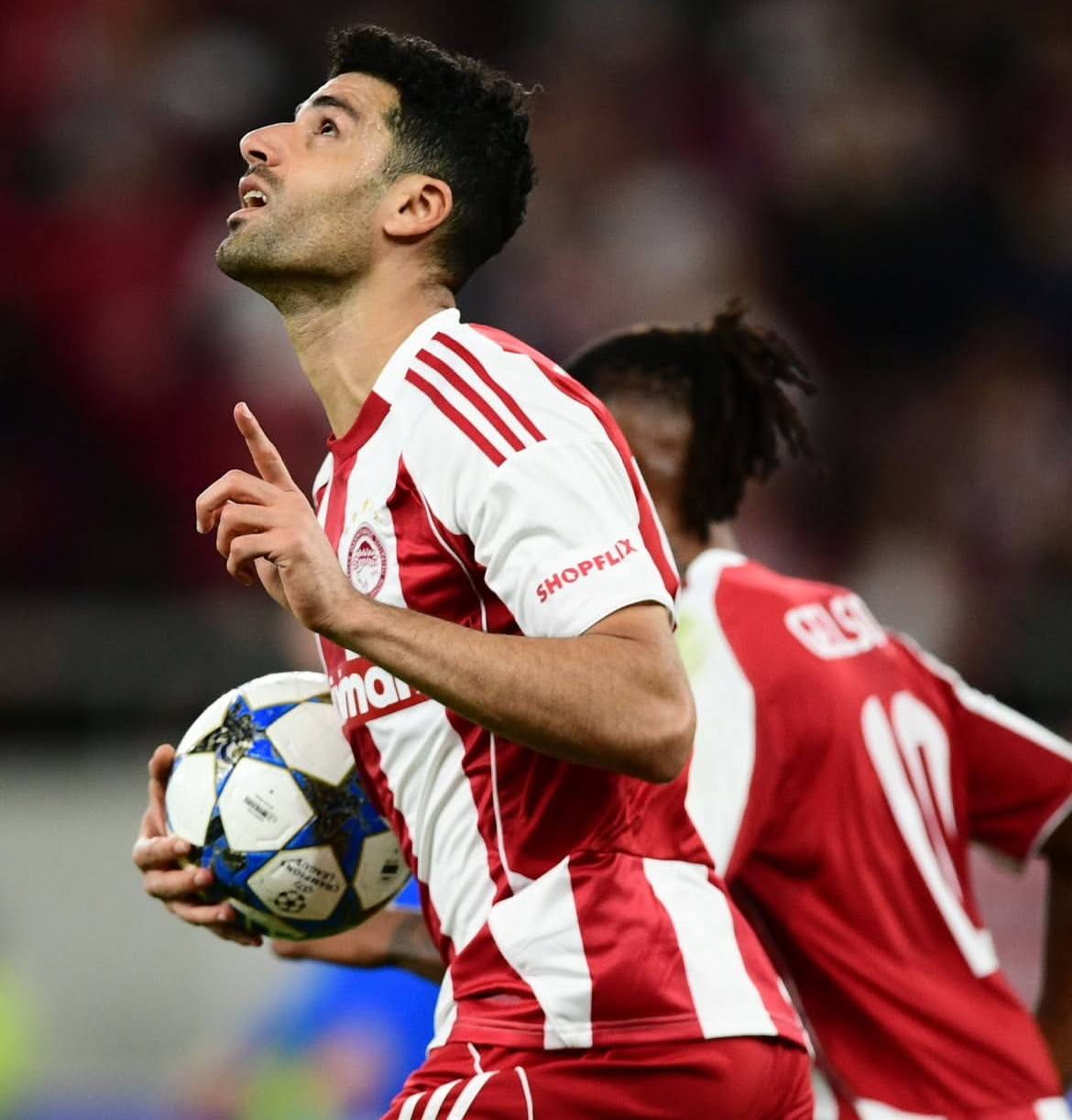 mehdi_taremi_olympiacos_goal_to_realmadrid_2025_ucl_4 عکس از گل مهدی طارمی مهاجم ایرانی المپیاکوس به رئال مادرید
