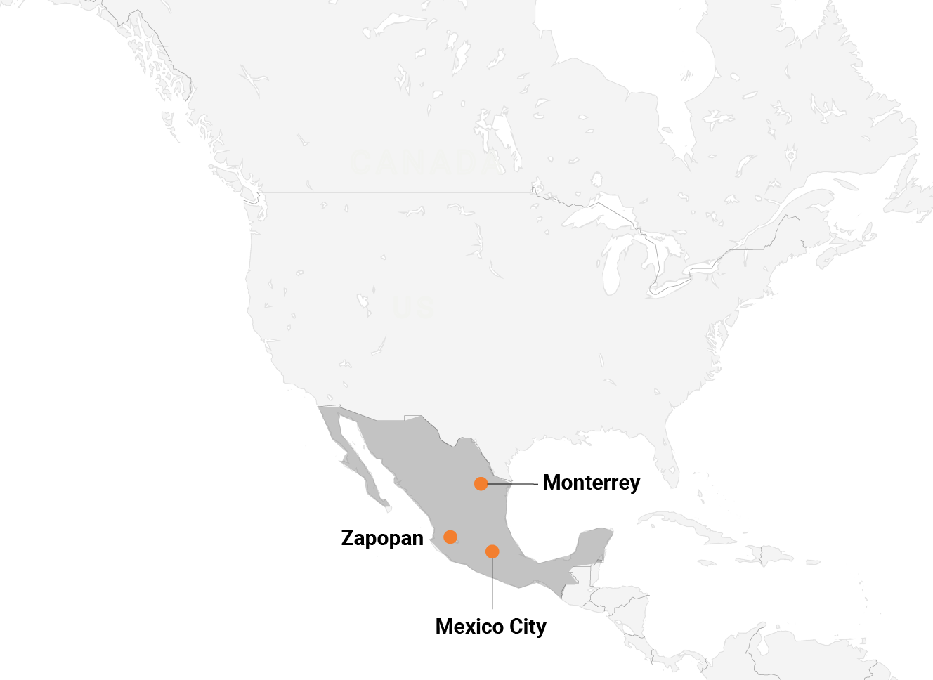 شهرهای میزبان جام جهانی در مکزیک