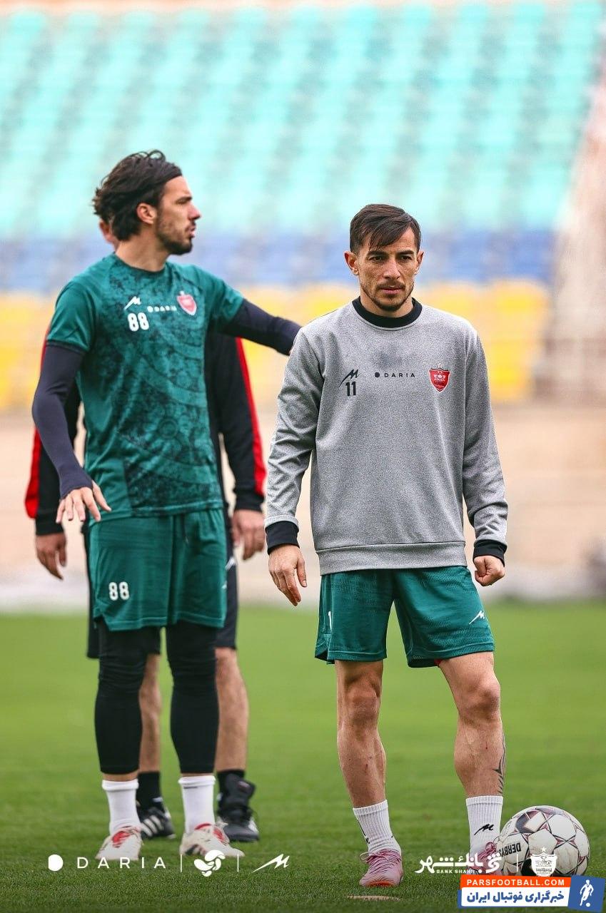 حضور مارکو باکیچ در تمرین پرسپولیس پس از بهبودی از مصدومیت