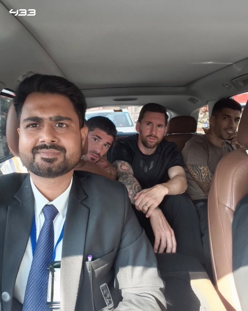 photo_2025-12-16_12-30-54 خوشبخترین راننده دنیا با لیونل مسی سلفی میگیرد